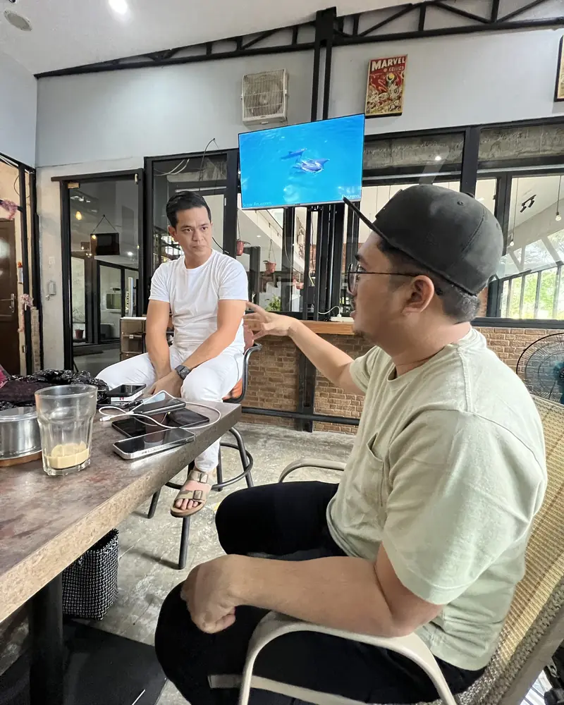 Thobroni Ali dalam sesi diskusi bisnis