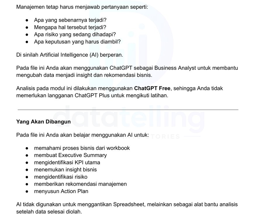 Panduan Prompt Analisis Data Bisnis dengan AI