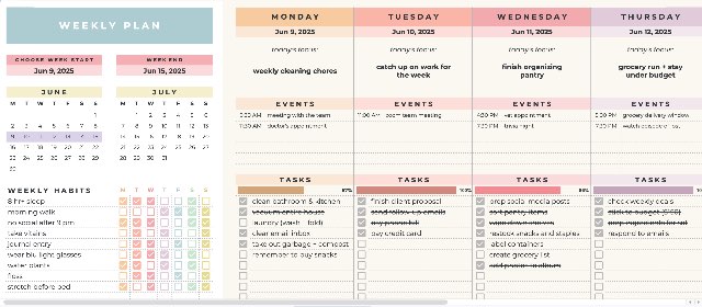 Weekly Planner - Better you