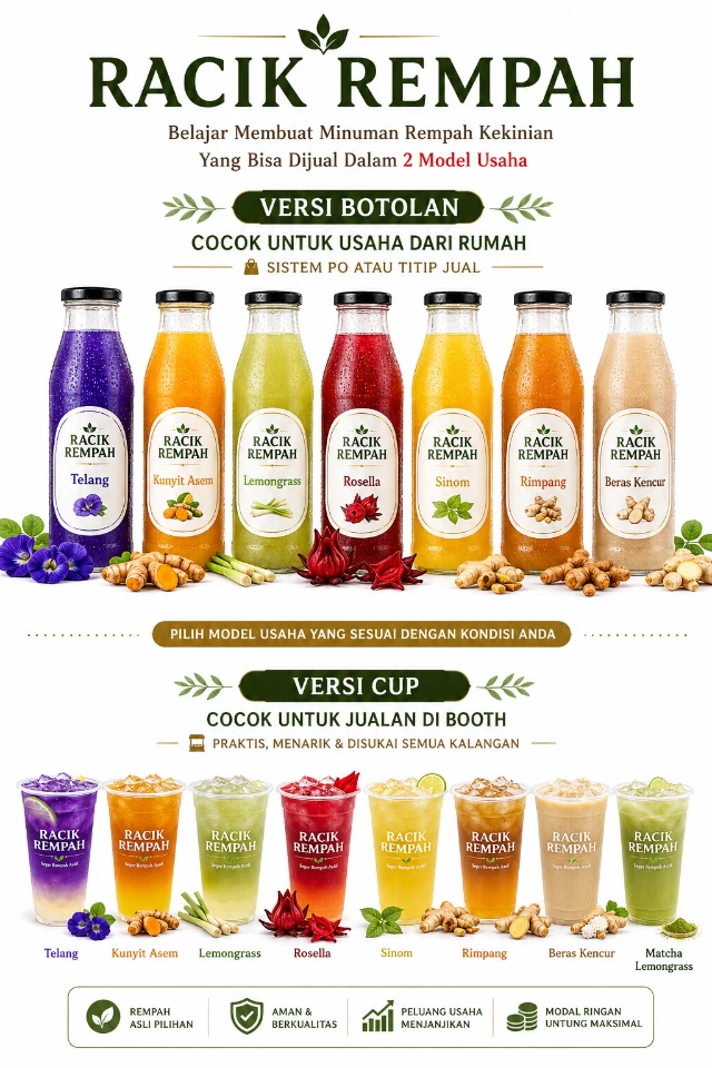 Racik Rempah - Raih Penghasilan Dari Jualan Minuman Rempah