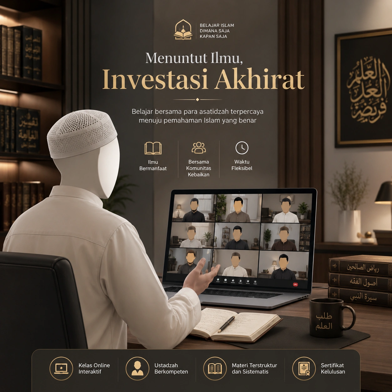 Ilustrasi Mengaji Nyaman