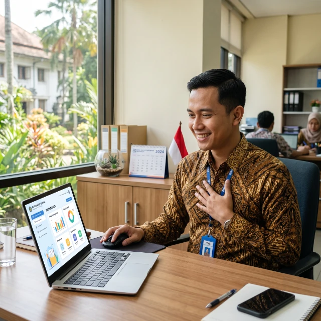 Ilustrasi pengelolaan arsip digital