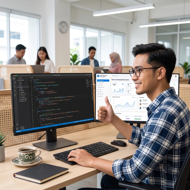 Sistem arsip digital siap dipasang