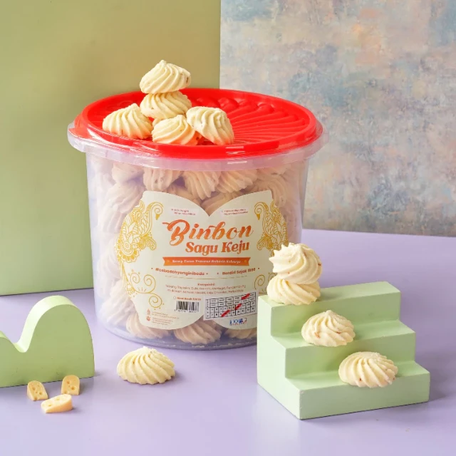 Grosir Sagu Keju Binbon 500g (1 Dus Isi 6 Toples) 4