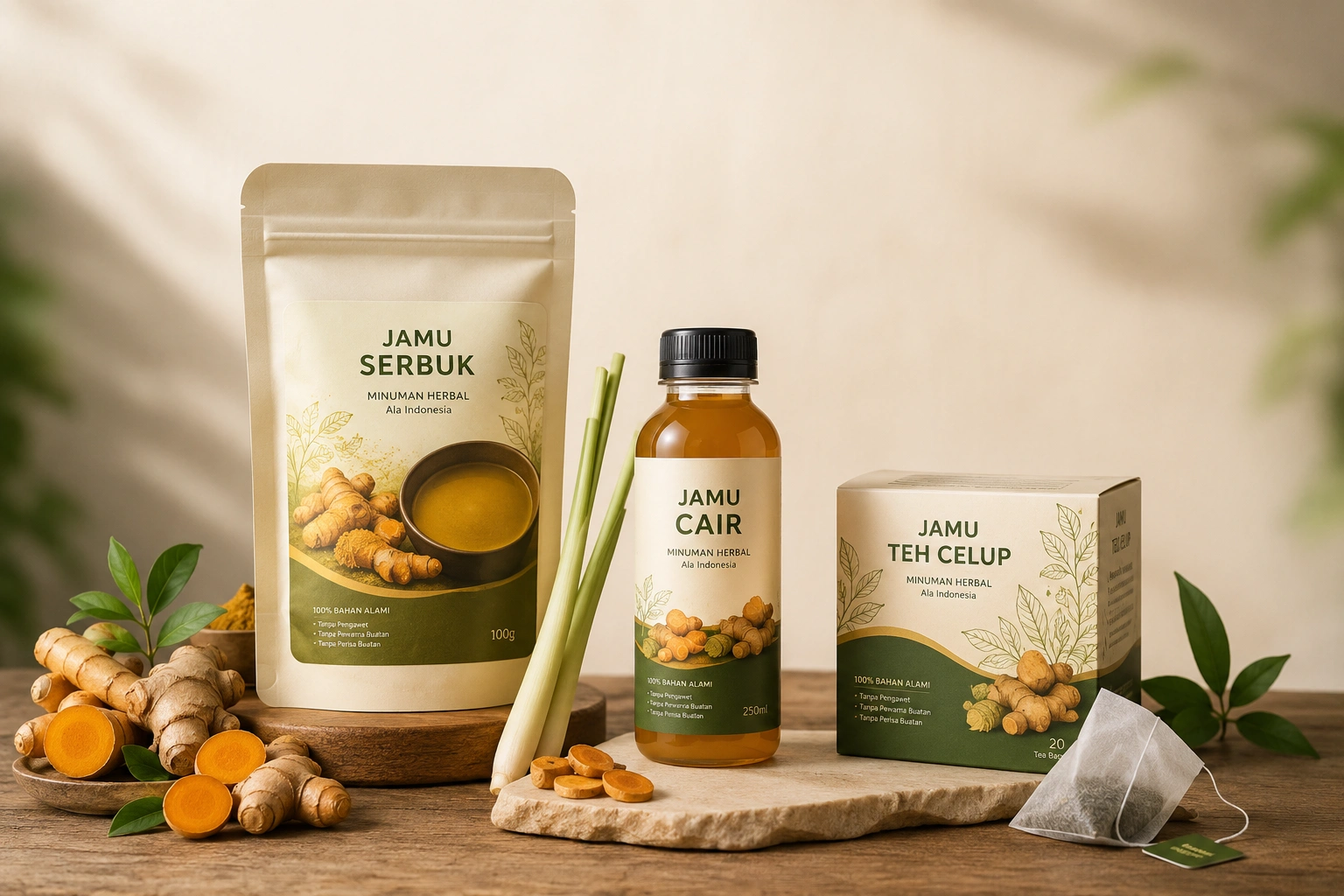 10 resep herbal populer dan 3 varian produk