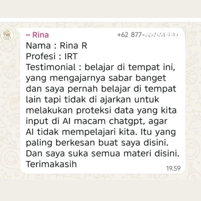 Testimoni peserta 6
