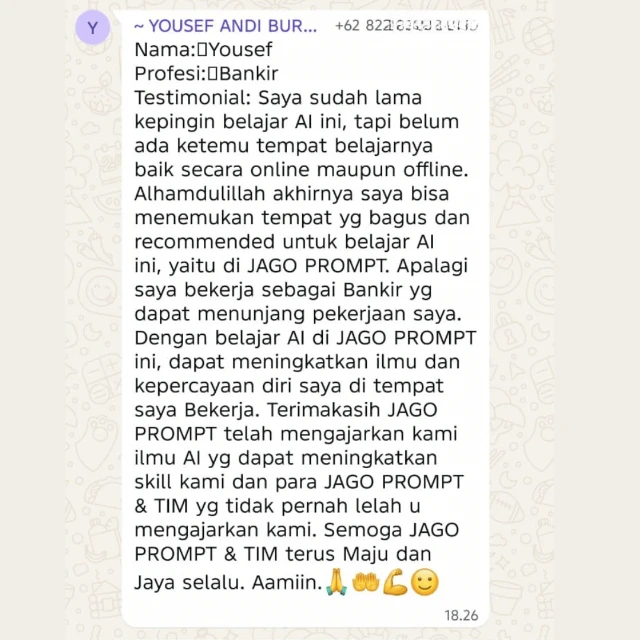 Testimoni peserta 11