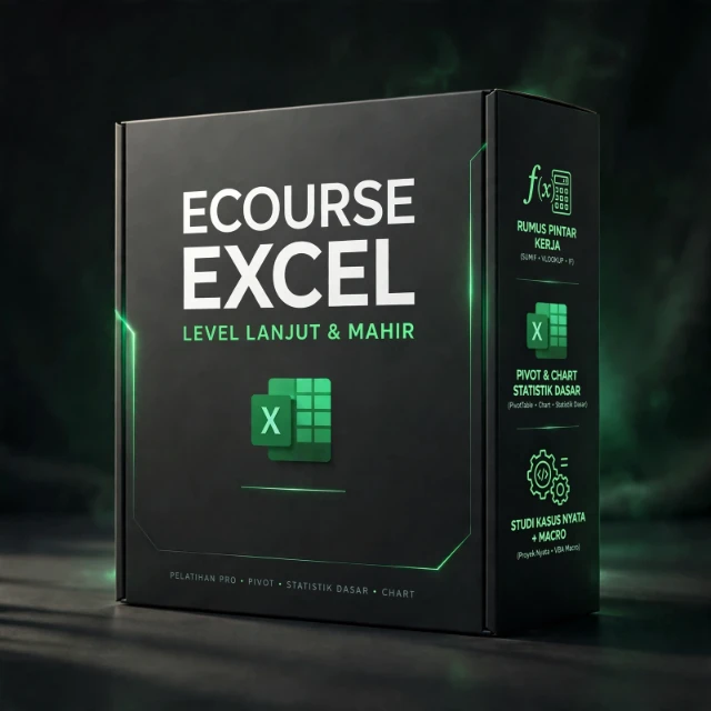 Excel Mahir PRO: Level Lanjut & Mahir - 86 Materi Praktis Dunia Kerja