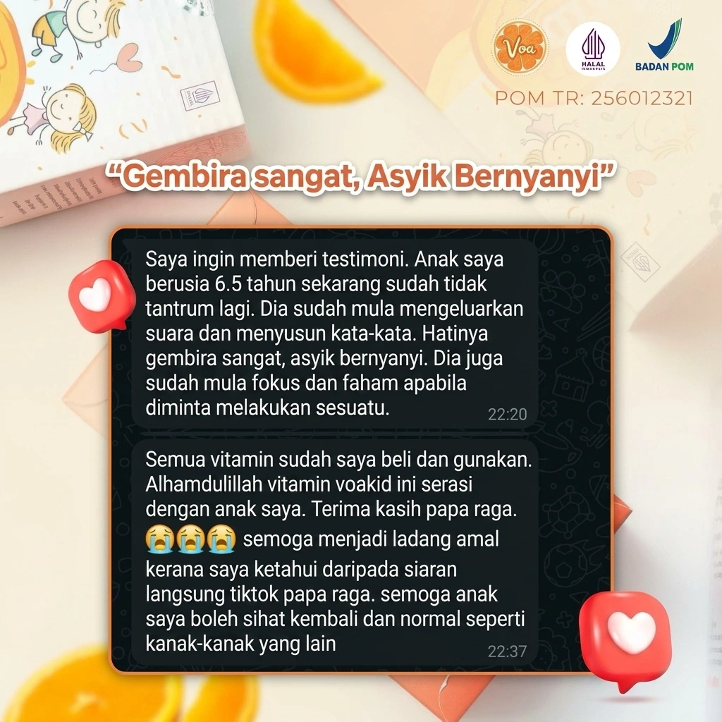 Testimoni pengguna VOA kedua