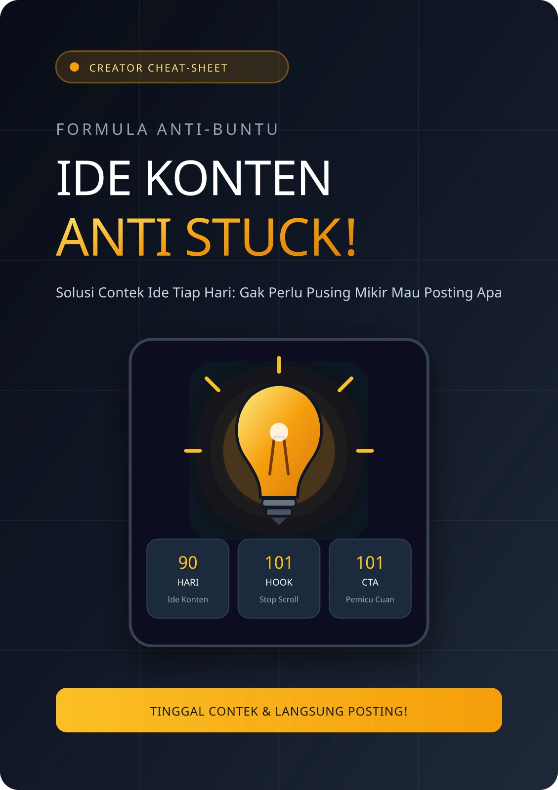 Cover Ide Konten Anti Stuck