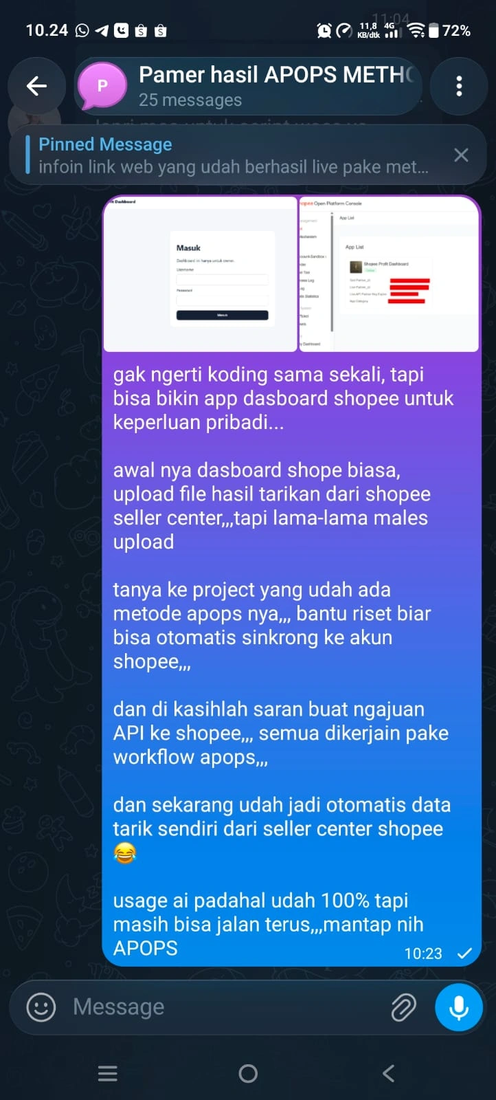 Testimoni pengguna APOPS