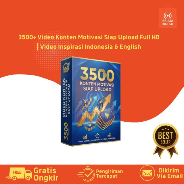 3500+ Video Konten Motivasi Siap Upload Full HD | Video Inspirasi Indonesia & English