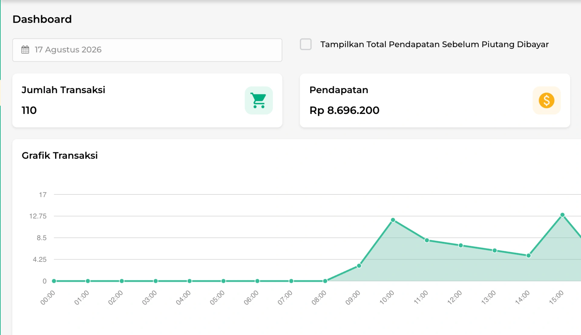 Bukti order 17 Agustus 2026