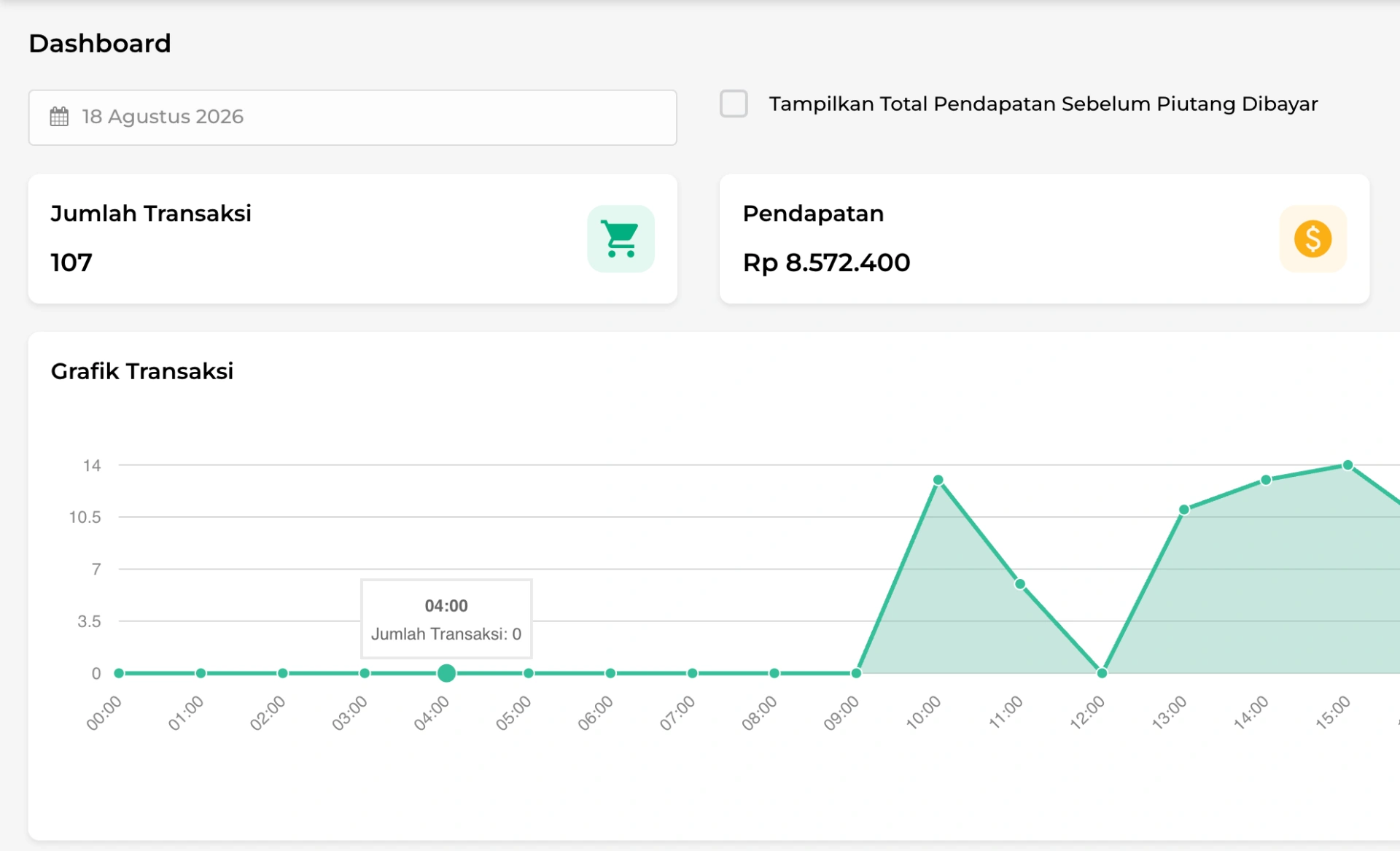 Bukti order 18 Agustus 2026