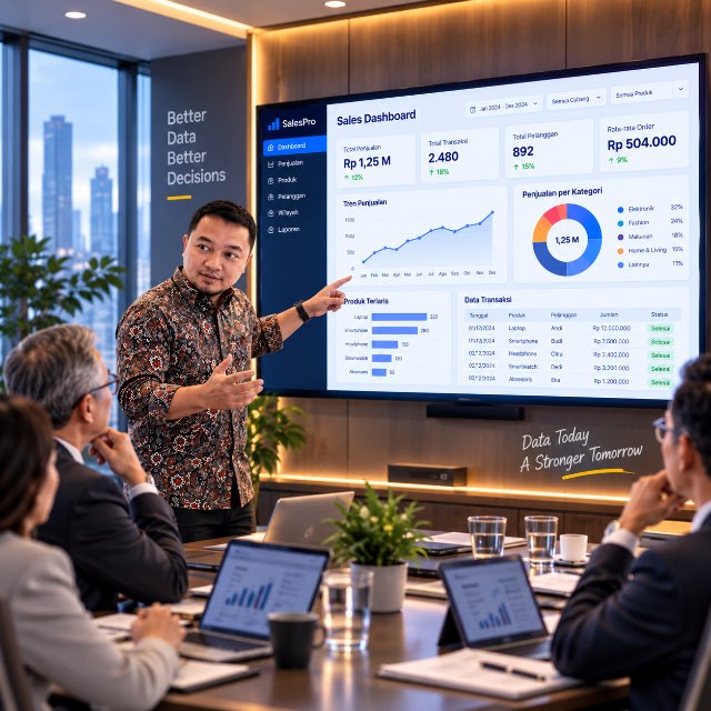Bayangkan Hasil Dashboard Anda
