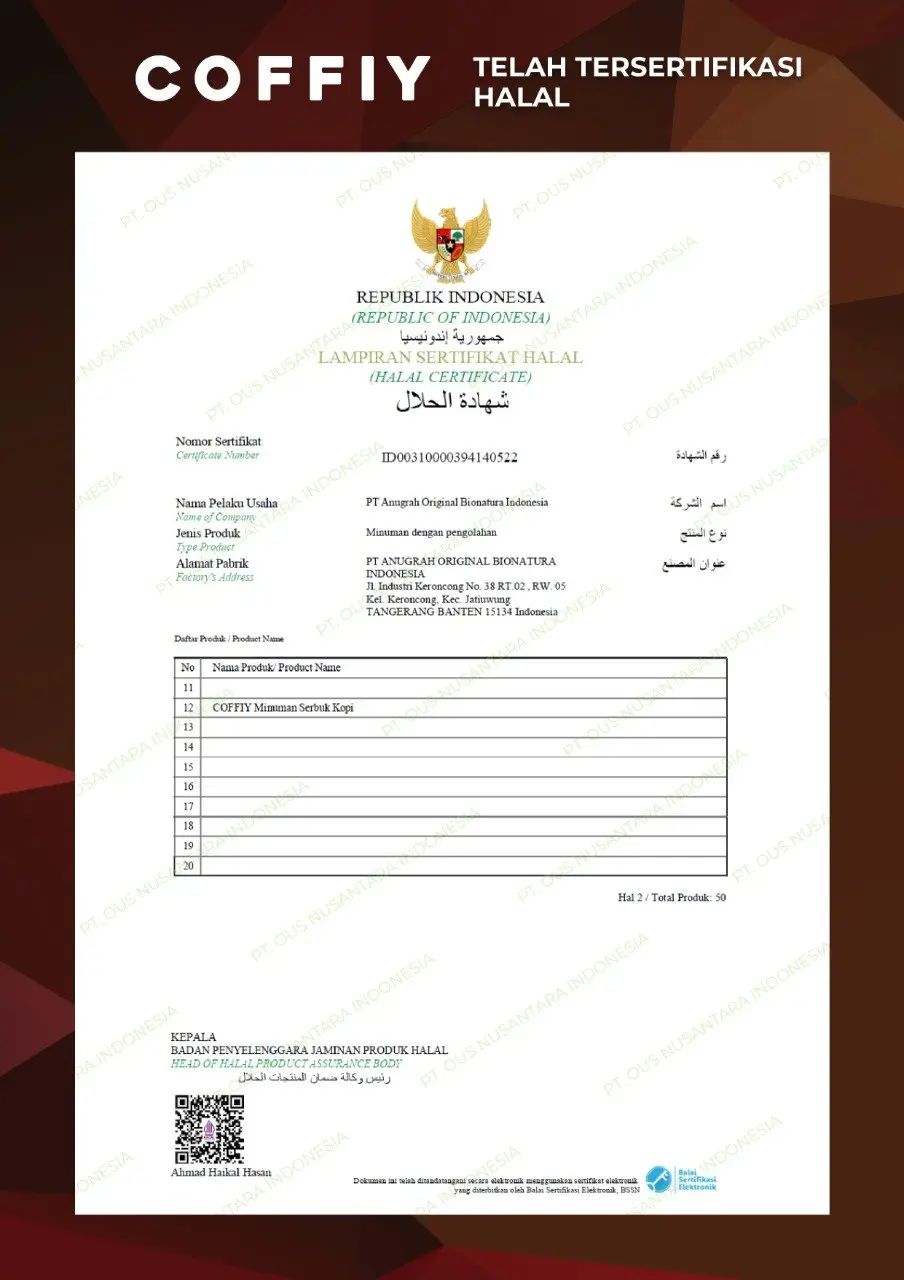 Sertifikat Halal Indonesia