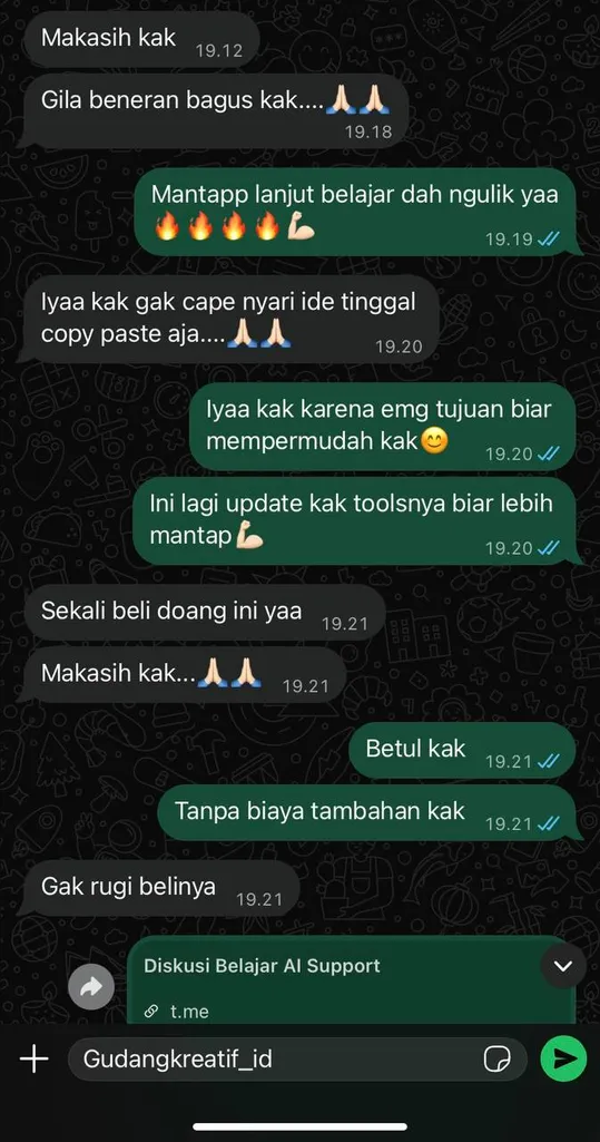 Testimoni member 1