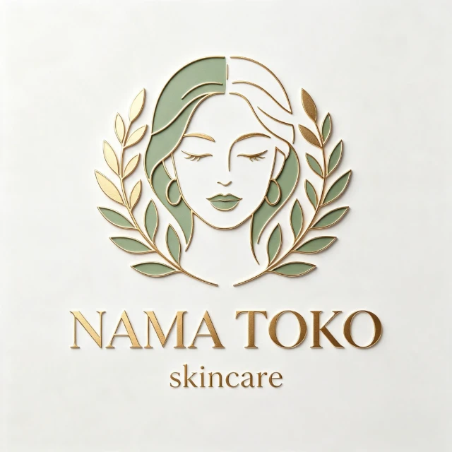 Logo Daun Emas Laurel — Cantik Alami dari Dalam