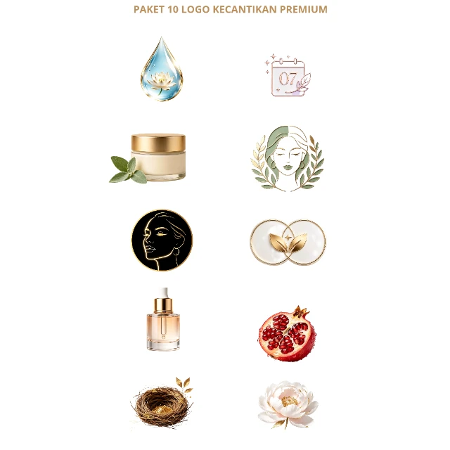 PAKET 10 LOGO KECANTIKAN PREMIUM
