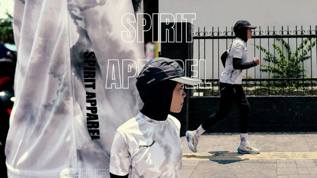 Pelari Senang Pakai Spirit Jersey