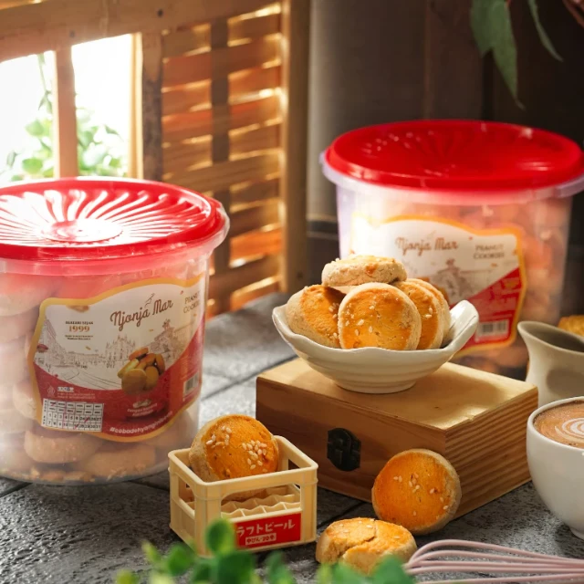 Grosir Kue Kacang Njonja Mar 600g — 1 Dus 12 Toples 3