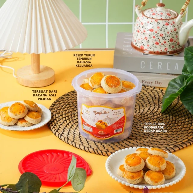 Grosir Kue Kacang Njonja Mar 600g — 1 Dus 12 Toples 4