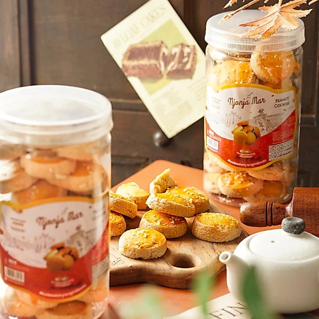 Grosir Kue Kacang Wijen Njonja Mar 400g — 1 Pack 6 Pcs 8