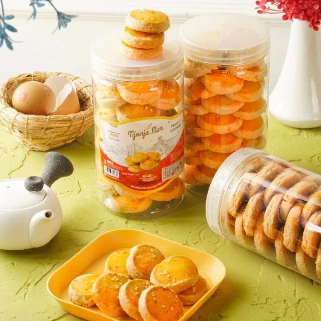 Grosir Kue Kacang Wijen Njonja Mar 400g — 1 Pack 6 Pcs 10