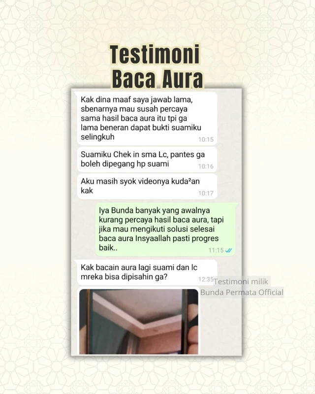 Testimoni Baca Aura 5