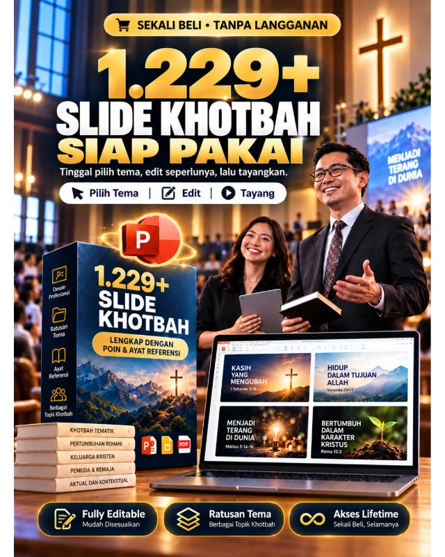 Koleksi 1.229+ slide khotbah PowerPoint
