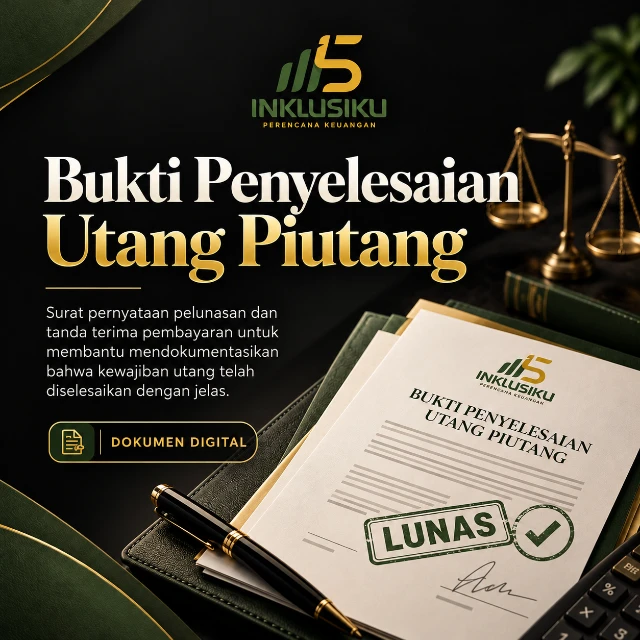 Bukti Pelunasan Utang Piutang